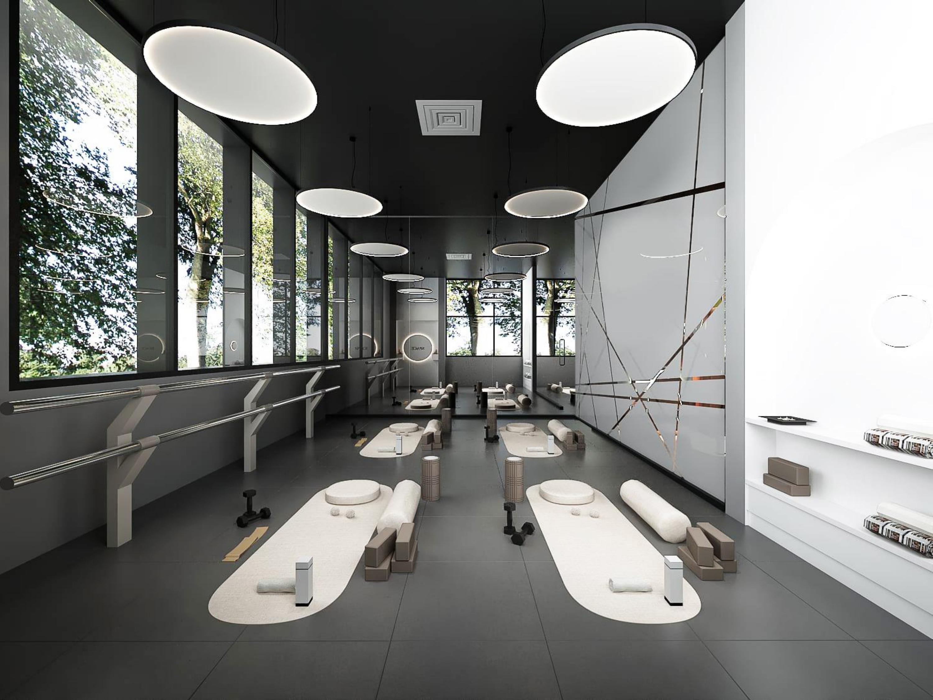 Pilates and stretching studio