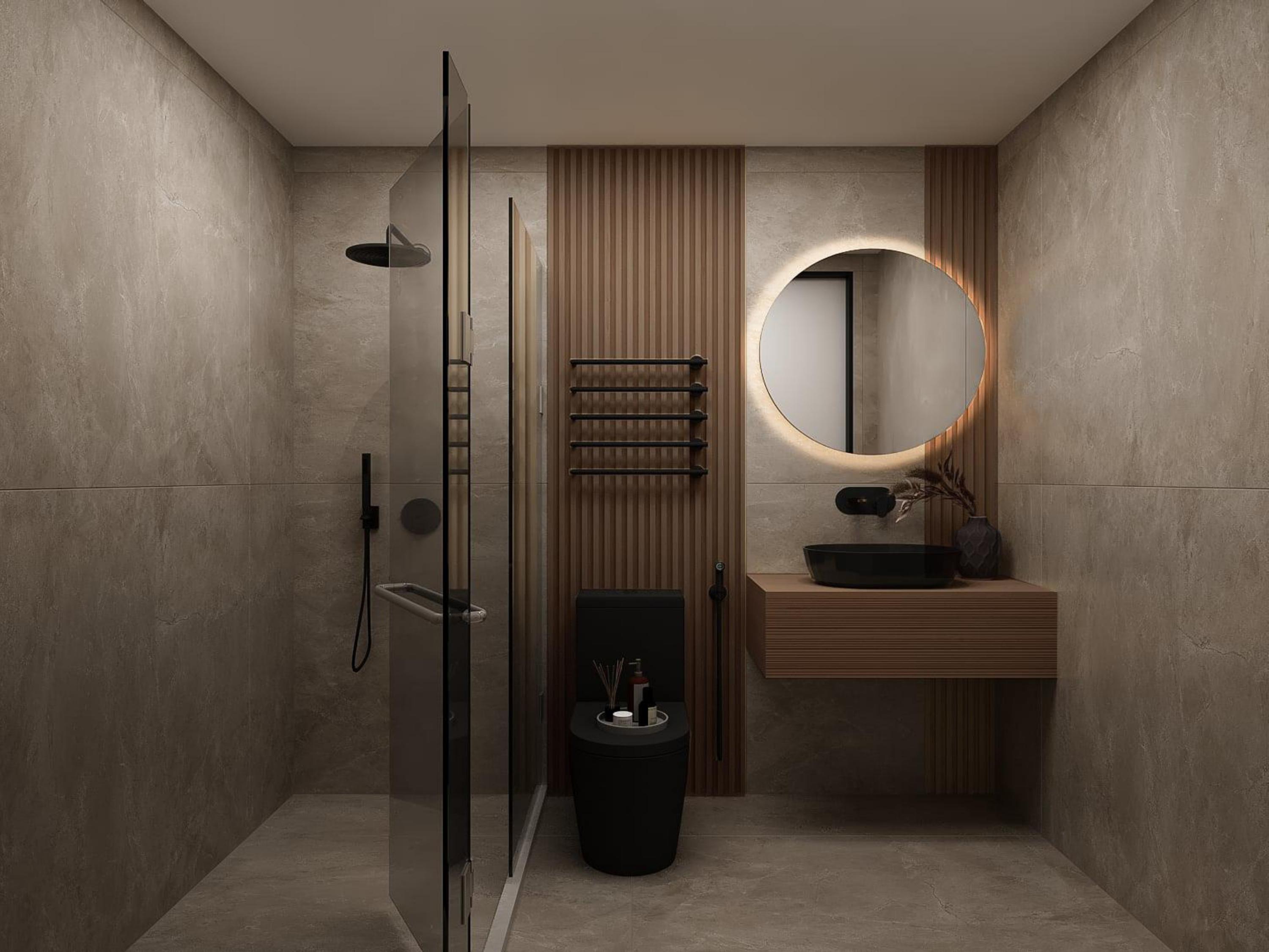 Premium shower and bathroom