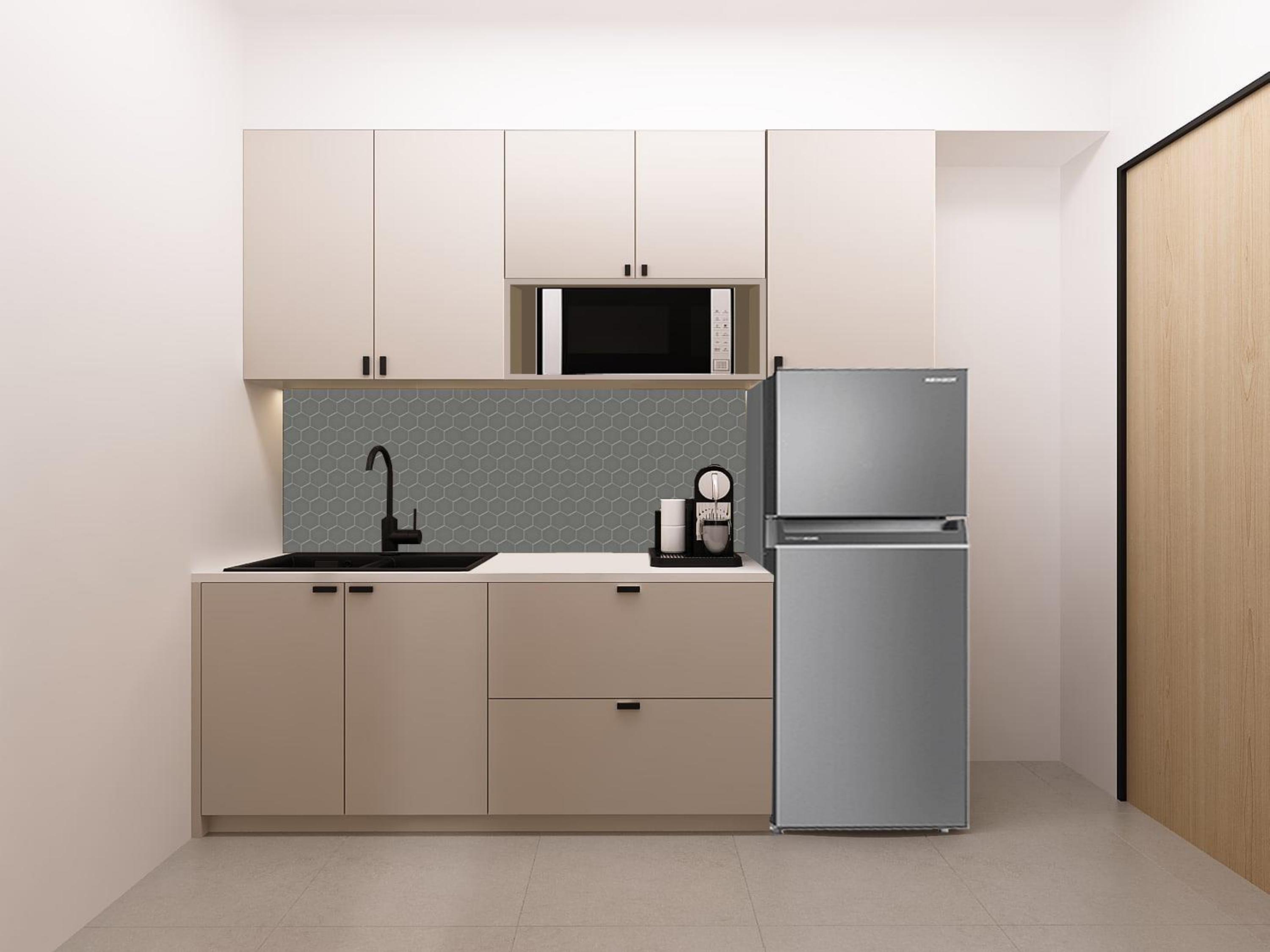 Kitchen and refreshment area